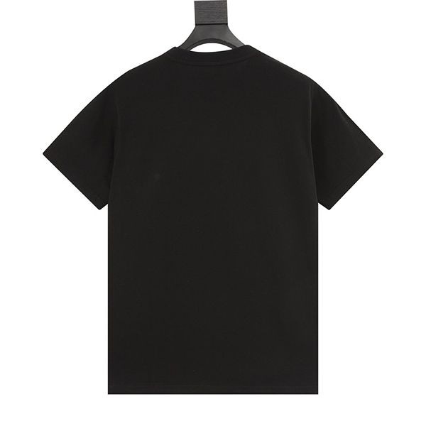 お洒落に♪モンクレール N級品 胸に刺繍ロゴ Tシャツ&ブラック moq47204